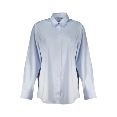 Chemise à manches longues Guess Jeans pour femme, bleue - GUESS JEANS