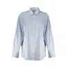 Chemise à manches longues Guess Jeans pour femme, bleue - GUESS JEANS