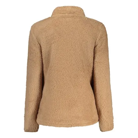 SWEAT-SHIRT MARRON À FERMETURE ÉCLAIR POUR FEMME LAURA BIAGIOTTI - LAURA BIAGIOTTI