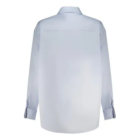 Chemise à manches longues Guess Jeans pour femme, bleue - GUESS JEANS