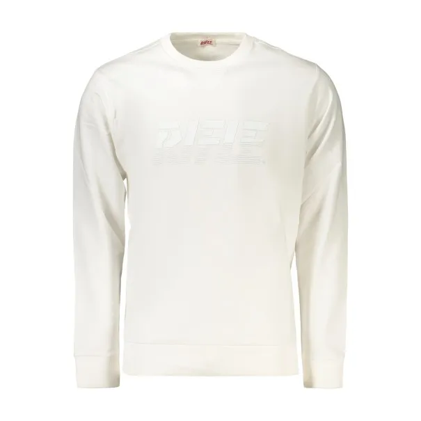 SWEAT-SHIRT BLANC À FERMETURE ÉCLAIR RIFLE POUR HOMME - RIFLE
