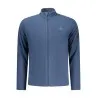SWEAT-SHIRT BLEU À FERMETURE ÉCLAIR POUR HOMME US GRAND - U.S. GRAND