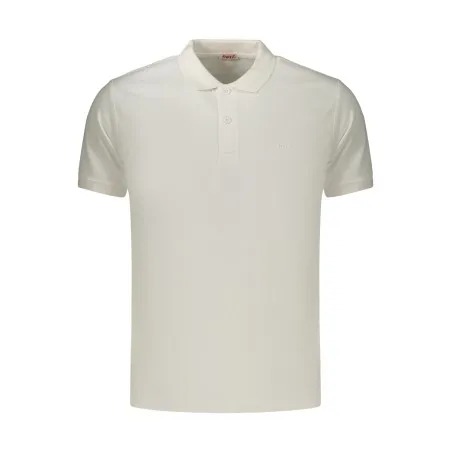 Polo à manches courtes homme blanc à motif fusil - RIFLE
