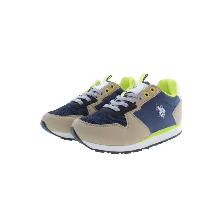 US POLO ASSN. CHAUSSURES DE SPORT BLEUES POUR ENFANTS - U.S. POLO ASSN