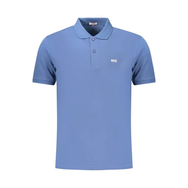 Polo à manches courtes homme bleu à motif fusil - RIFLE