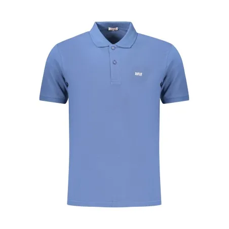 Polo à manches courtes homme bleu à motif fusil - RIFLE