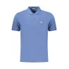 Polo à manches courtes homme bleu à motif fusil - RIFLE