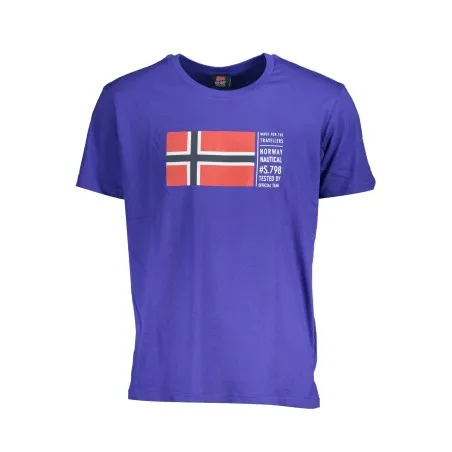 T-SHIRT MANCHES COURTES HOMME NORVÈGE 1963 BLEU - NORWAY 1963