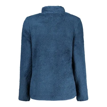 SWEAT-SHIRT BLEU À FERMETURE ÉCLAIR POUR FEMME LAURA BIAGIOTTI - LAURA BIAGIOTTI