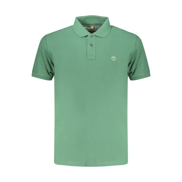 POLO À MANCHES COURTES VERT POUR HOMME TIMBERLAND - TIMBERLAND