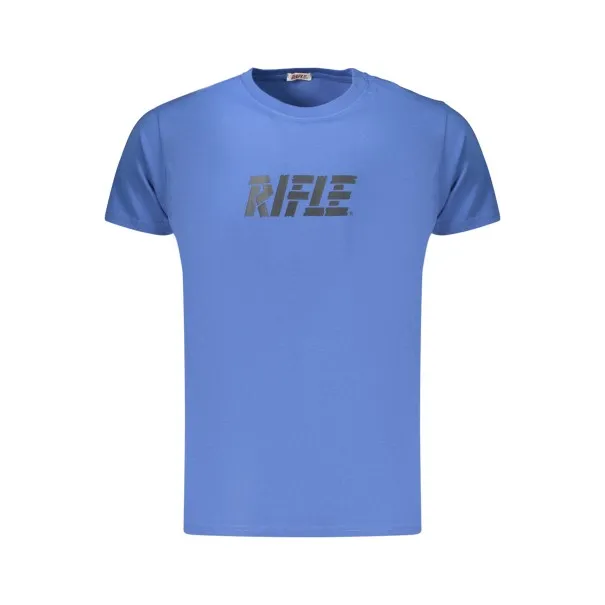 T-shirt à manches courtes pour homme, motif fusil, bleu - RIFLE