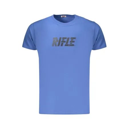 T-shirt à manches courtes pour homme, motif fusil, bleu - RIFLE