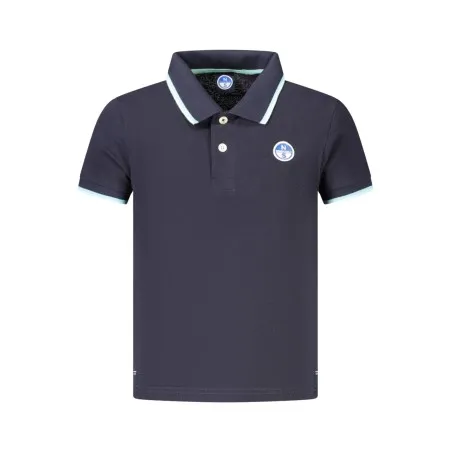 Polo à manches courtes pour enfants North Sails, bleu - NORTH SAILS