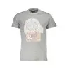 T-SHIRT À MANCHES COURTES CAVALLI CLASS HOMME GRIS - CAVALLI CLASS