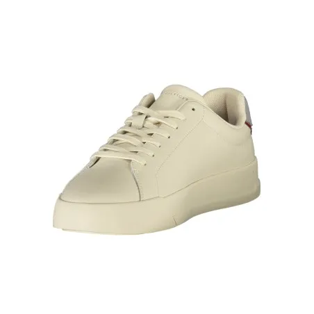 CHAUSSURES DE SPORT BEIGES POUR HOMMES TOMMY HILFIGER - TOMMY HILFIGER
