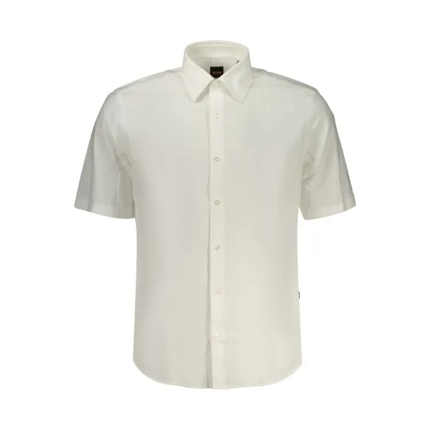 CHEMISE BLANCHE À MANCHES COURTES POUR HOMME BOSS - BOSS