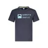 T-shirt à manches courtes pour enfant North Sails, bleu - NORTH SAILS