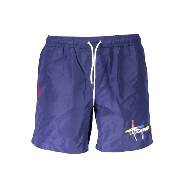 BAS DE MAILLOT DE BAIN KARL LAGERFELD BEACHWEAR HOMME BLEU - KARL LAGERFELD BEACHWEAR