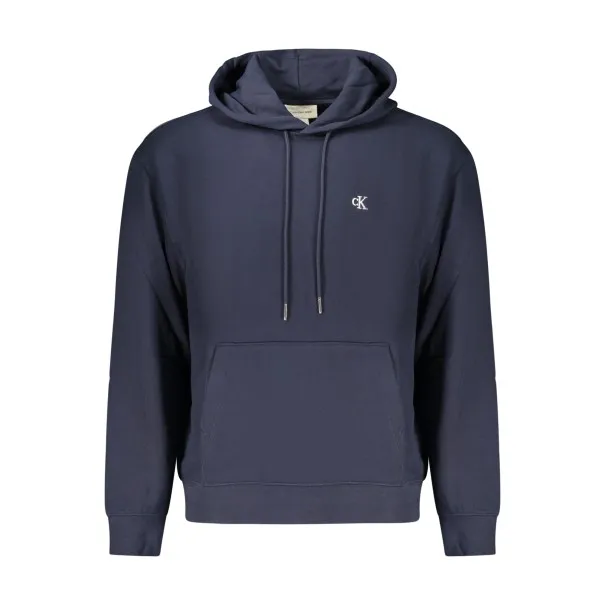 SWEAT-SHIRT BLEU À FERMETURE ÉCLAIR CALVIN KLEIN POUR HOMME - CALVIN KLEIN
