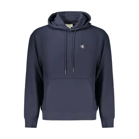 SWEAT-SHIRT BLEU À FERMETURE ÉCLAIR CALVIN KLEIN POUR HOMME - CALVIN KLEIN
