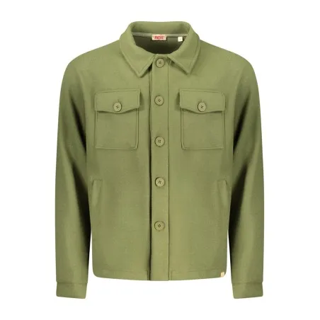 CHEMISE À MANCHES LONGUES VERTE POUR HOMME AVEC MOTIF DE FUSIL - RIFLE