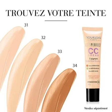 Fond de teint BOURJOIS CC Cream 123 Perfect Spf 15 - BOURJOIS
