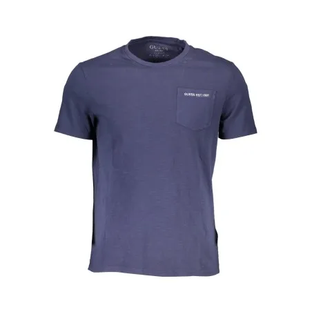 T-SHIRT MANCHES COURTES GUESS JEANS HOMME BLEU - GUESS JEANS