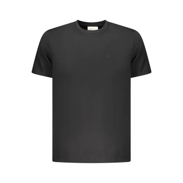 T-SHIRT À MANCHES COURTES POUR HOMMES CALVIN KLEIN NOIR - CALVIN KLEIN