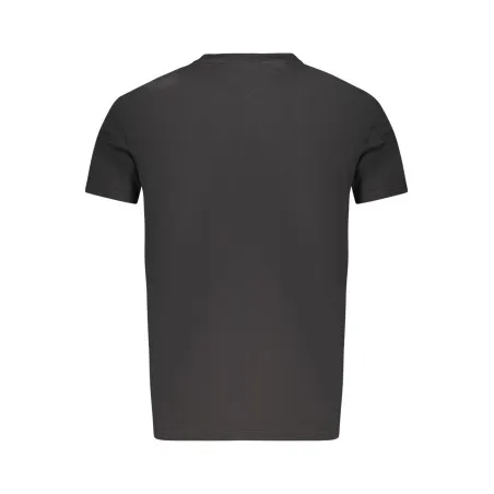 T-shirt noir à manches courtes pour homme Tommy Hilfiger - TOMMY HILFIGER