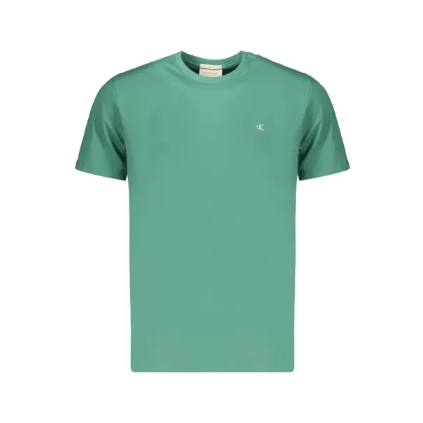T-shirt vert à manches courtes pour homme CALVIN KLEIN - CALVIN KLEIN
