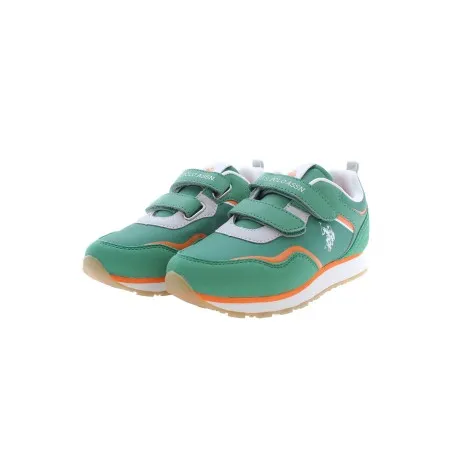 US POLO ASSN. CHAUSSURES DE SPORT VERTES POUR ENFANTS - U.S. POLO ASSN