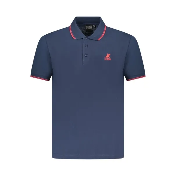 Polo US Grand à manches courtes pour homme, bleu - U.S. GRAND