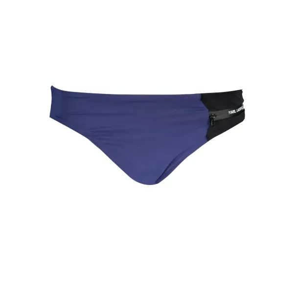 KARL LAGERFELD BEACHWEAR BAS DE MAILLOT DE BAIN FEMME BLEU - KARL LAGERFELD BEACHWEAR