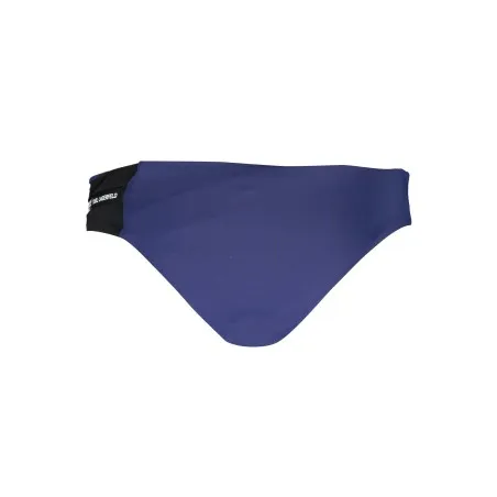 KARL LAGERFELD BEACHWEAR BAS DE MAILLOT DE BAIN FEMME BLEU - KARL LAGERFELD BEACHWEAR