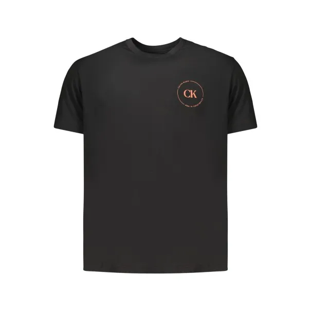 T-shirt noir à manches courtes pour homme Calvin Klein - CALVIN KLEIN