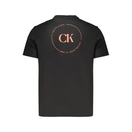 T-shirt noir à manches courtes pour homme Calvin Klein - CALVIN KLEIN