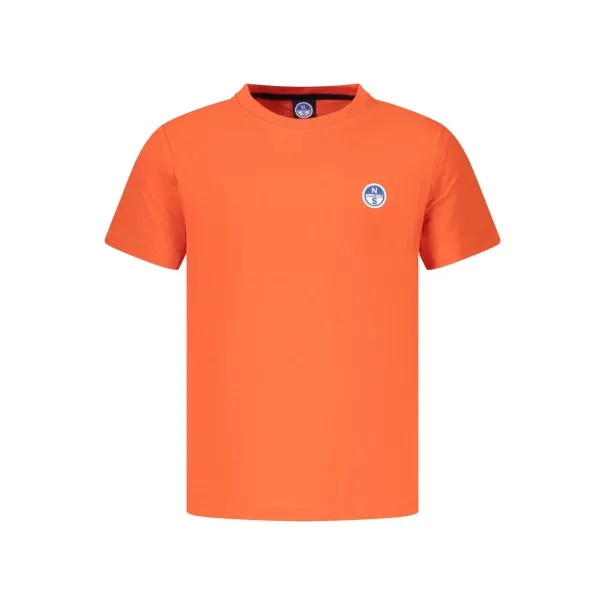 T-shirt à manches courtes pour enfants North Sails, orange - NORTH SAILS