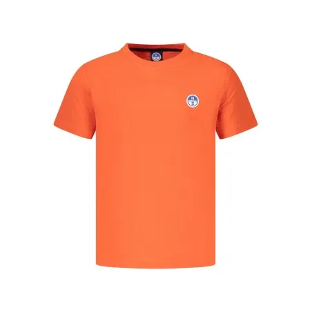 T-shirt à manches courtes pour enfants North Sails, orange - NORTH SAILS