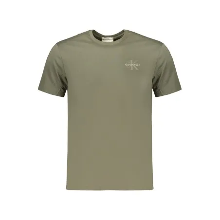 T-shirt vert à manches courtes pour homme CALVIN KLEIN - CALVIN KLEIN