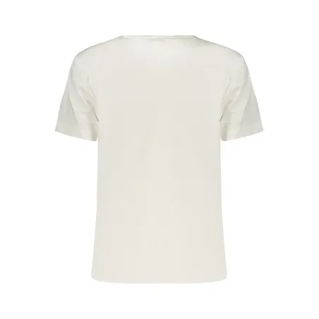 T-shirt blanc à manches courtes pour femme Calvin Klein - CALVIN KLEIN