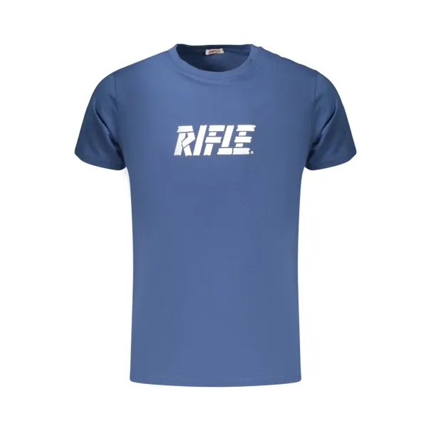 T-shirt à manches courtes pour homme, motif fusil, bleu - RIFLE