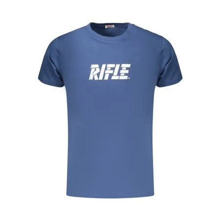 T-shirt à manches courtes pour homme, motif fusil, bleu - RIFLE