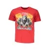 T-SHIRT À MANCHES COURTES CAVALLI CLASS HOMME ROUGE - CAVALLI CLASS