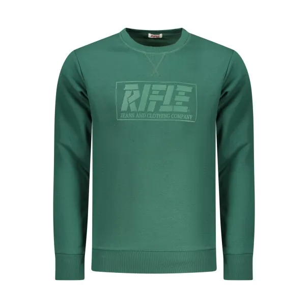 SWEAT-SHIRT FERMETURE ÉCLAIR VERT POUR HOMME RIFLE - RIFLE