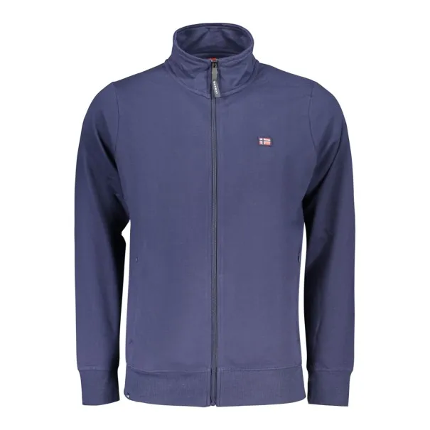 SWEAT-SHIRT BLEU À FERMETURE ÉCLAIR POUR HOMME NORVÈGE 1963 - NORWAY 1963