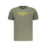T-shirt vert à manches courtes Pepe Jeans pour homme - PEPE JEANS