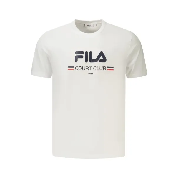 T-shirt blanc à manches courtes FILA pour homme - FILA