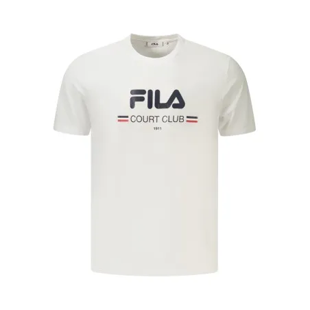 T-shirt blanc à manches courtes FILA pour homme - FILA