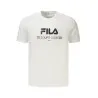 T-shirt blanc à manches courtes FILA pour homme - FILA