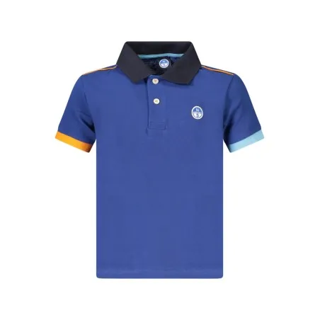 Polo à manches courtes pour enfants North Sails, bleu - NORTH SAILS